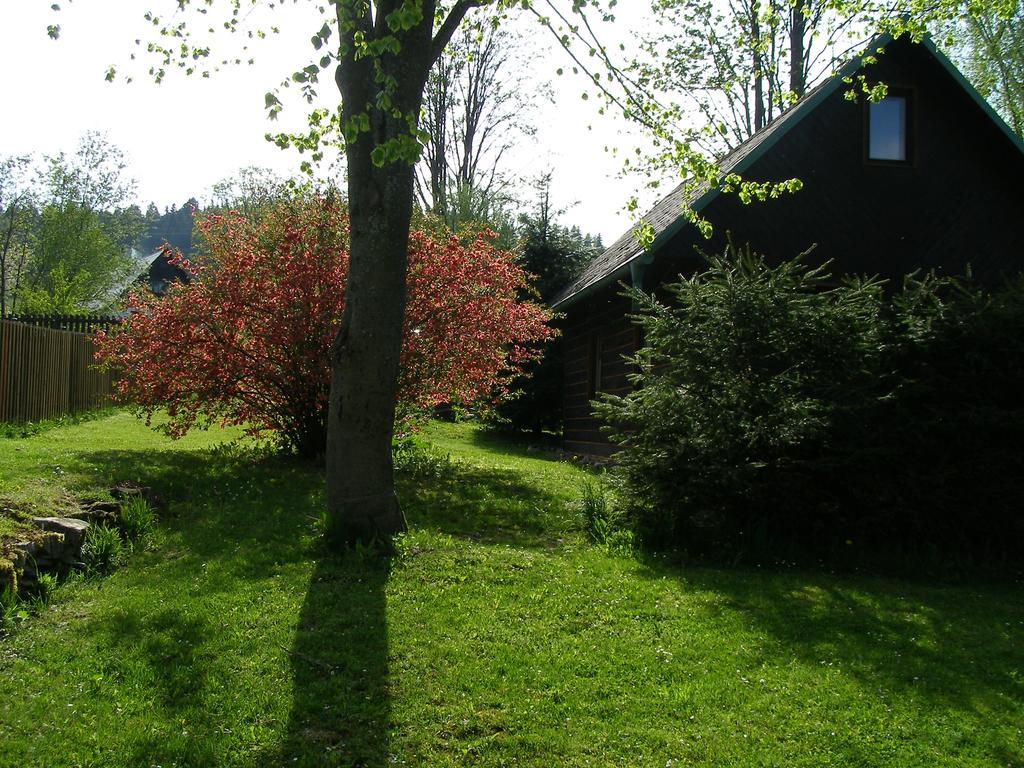 Chata Dvorecna Villa Loučovice Buitenkant foto